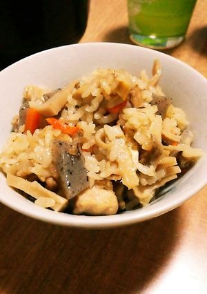 具ぅ！炊き込みごはん(筍の煮物アレンジ)-レシピのメイン写真