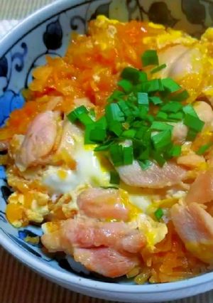 鶏てりやきのたれで親子丼-レシピのメイン写真
