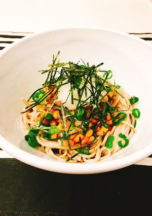 スタミナ回復‼︎ネバネバ納豆蕎麦-レシピのメイン写真