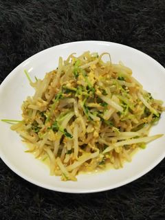 もやしと豆苗と卵の醤油マヨ炒め◆-レシピのメイン写真