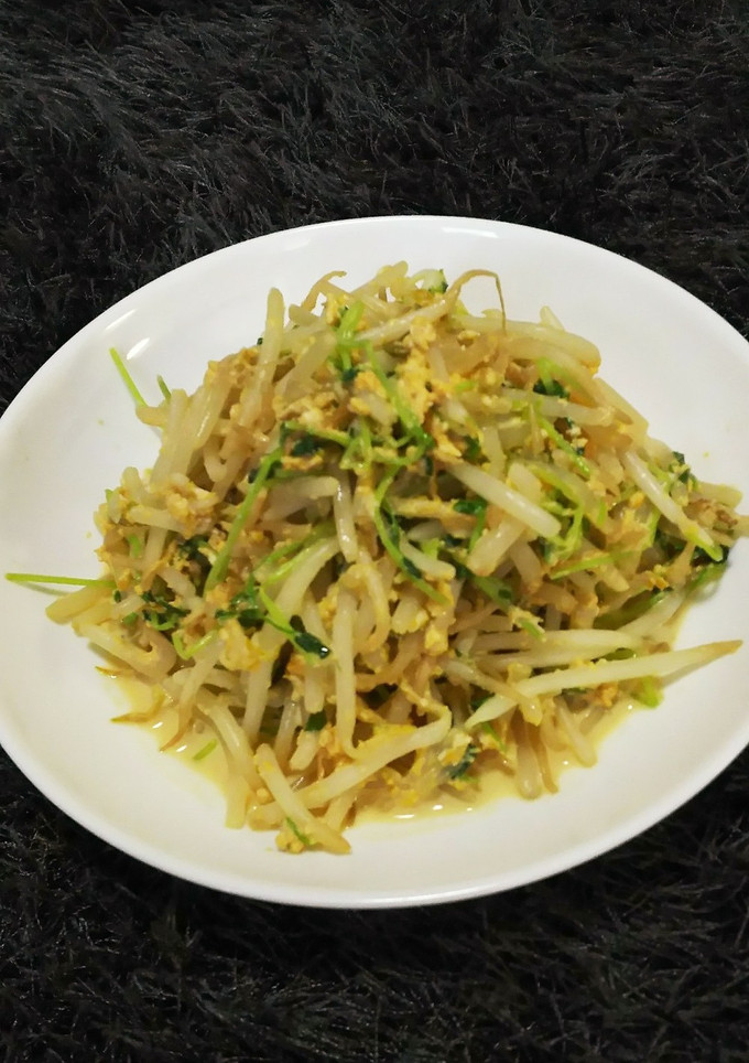 もやしと豆苗と卵の醤油マヨ炒め◆-レシピのメイン写真