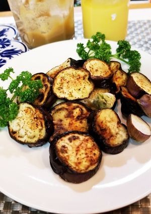 ギーで茄子のフライパングリル-レシピのメイン写真