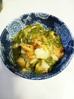 おつまみに◎めかぶと帆立のわさびあえ-レシピのメイン写真