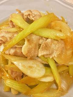 豚肉とセロリのさっぱり炒め-レシピのメイン写真