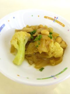 大豆と豚肉のカレー煮込み-レシピのメイン写真