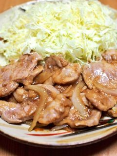 豚肩ロースの生姜焼き-レシピのメイン写真