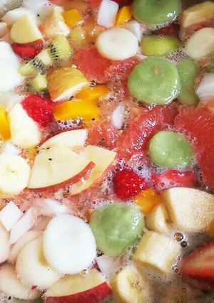 BBQスィーツ フルーツポンチ-レシピのメイン写真