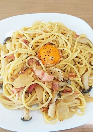 カルボナーラ風パスタ-レシピのメイン写真