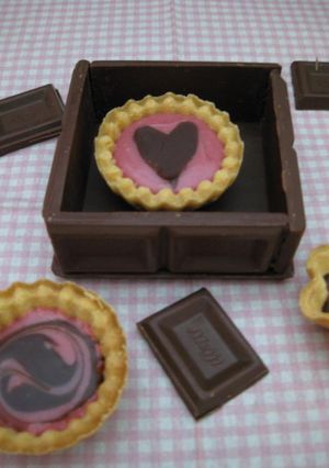 取り扱い注意!板チョコ箱と生チョコタルト-レシピのメイン写真
