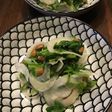 ほうれん草と玉ねぎの納豆和え