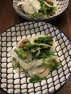 ほうれん草と玉ねぎの納豆和え-レシピのメイン写真