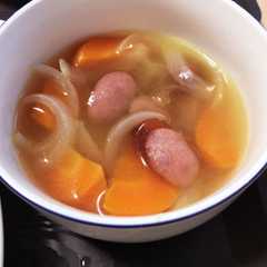 รูปของ レンジで簡単！即席コンソメスープ