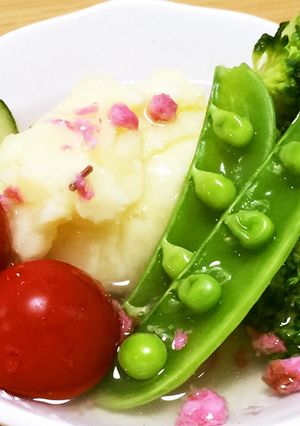 春咲く野菜サラダ　～銀あん仕立て～-レシピのメイン写真