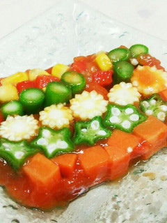 簡単!野菜ジュース de 野菜のテリーヌ-レシピのメイン写真
