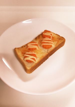 ❁人参とスイチリと白味噌のトースト❁-レシピのメイン写真
