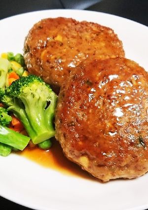 簡単 豆腐ハンバーグ (照り焼き風味)-レシピのメイン写真