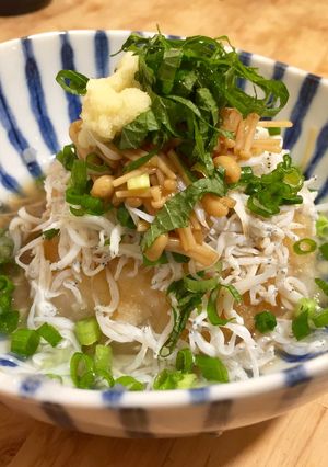 たっぷりしらすと大根おろし 薬味のせ-レシピのメイン写真