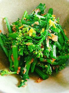 【時短】あぶら菜のおかか和え-レシピのメイン写真