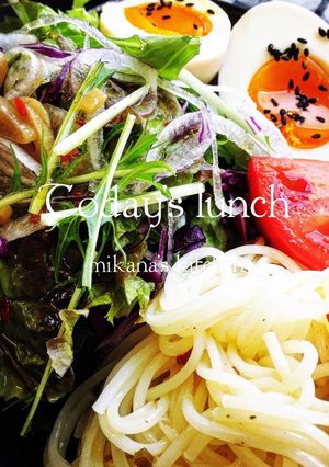 簡単★絶対美味しい★和風サラダ素麺-レシピのメイン写真