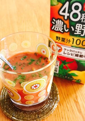 48種の濃い野菜で簡単冷製スープ-レシピのメイン写真