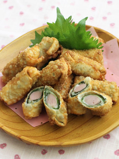 大葉とソーセージのプチ春巻き-レシピのメイン写真