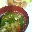 セロリの葉っぱのスープ