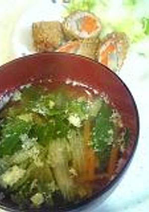 セロリの葉っぱのスープ-レシピのメイン写真