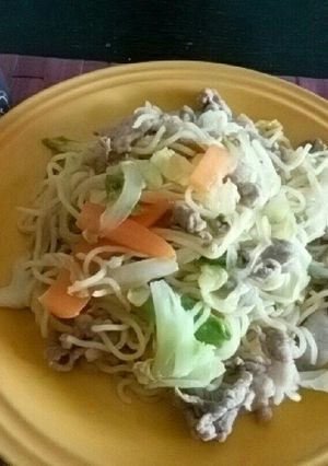 春キャベツ塩焼きそばにごま油♪-レシピのメイン写真