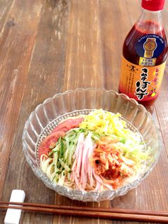 冷やし中華(キムチぽんず味)-レシピのメイン写真