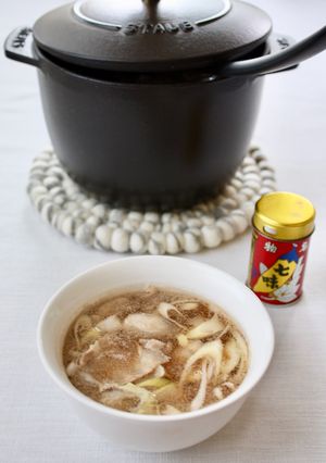 うどん・素麺・蕎麦に【豚ねぎつけ汁】-レシピのメイン写真