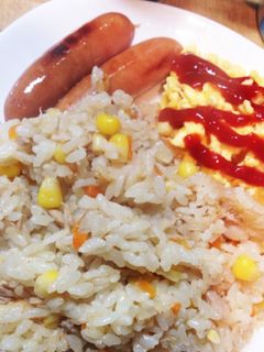 炊飯器でツナコーンピラフ☆-レシピのメイン写真