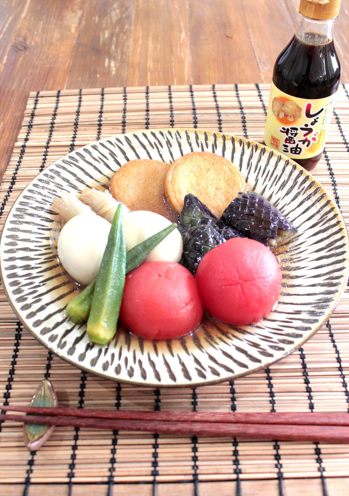 冷しおでん（しょうが醤油）-レシピのメイン写真