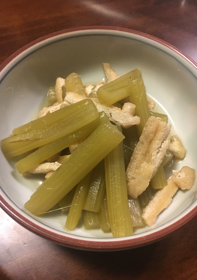 ふきと油揚げの煮物-レシピのメイン写真