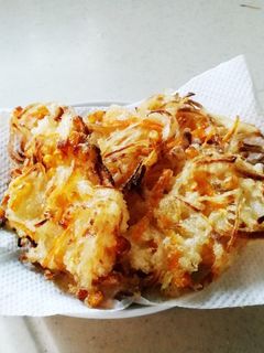 ガリっと!胡麻油風味のかき揚げ風♪-レシピのメイン写真