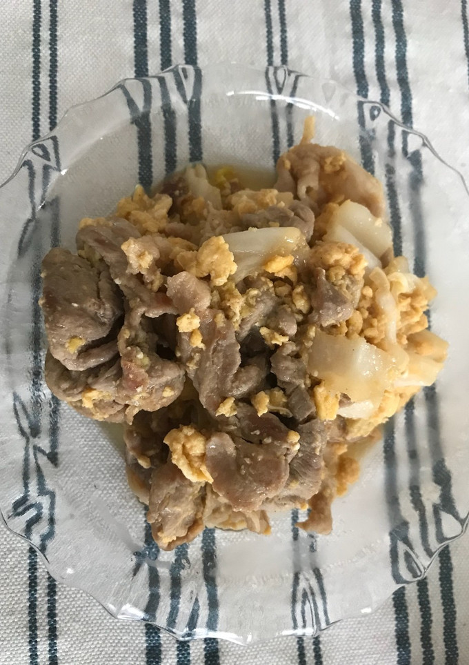 白菜と豚肉たまごのオイスター炒め-レシピのメイン写真