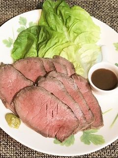 低温調理器+ブライン液でローストビーフ-レシピのメイン写真