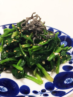 ほうれん草の塩糀ナムル-レシピのメイン写真