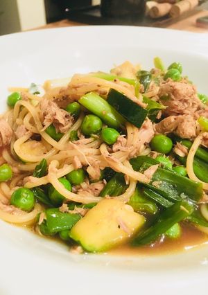 簡単美味な山椒とツナの大人パスタ-レシピのメイン写真