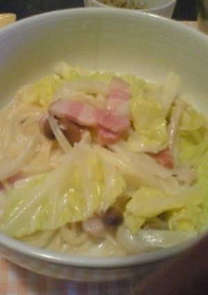 ほっこり！簡単！春のスープスパゲティ-レシピのメイン写真