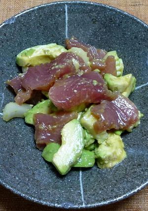 アボカドとセロリ、マグロのわさび風味-レシピのメイン写真