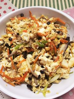 簡単炒り豆腐-レシピのメイン写真