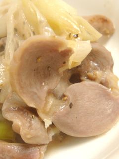 砂肝の塩ダレ炒め-レシピのメイン写真