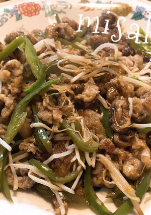 節約♫もやし☆de☆青椒肉絲☆-レシピのメイン写真