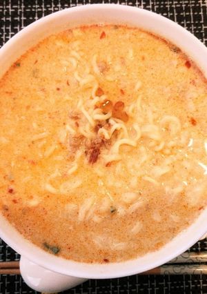 サッポロ一番アレンジ❤簡単担々麺風-レシピのメイン写真