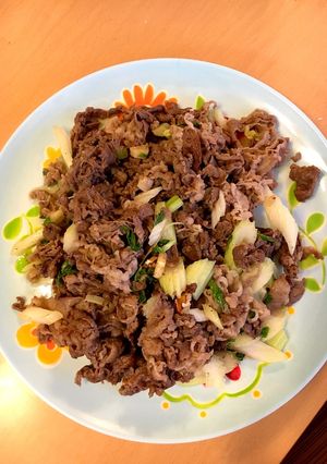 牛肉とセロリの炒め物-レシピのメイン写真