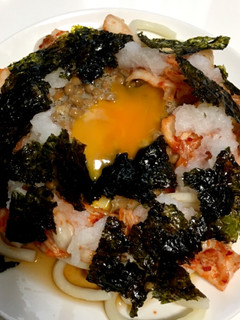 納豆キムチおろしうどん☆-レシピのメイン写真
