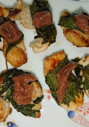 鶏肉の梅しそでさっぱり！-レシピのメイン写真