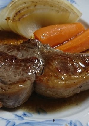 お気楽☆ラム肉ステーキ-レシピのメイン写真