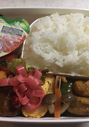高校生お弁当(2018.4.13)-レシピのメイン写真