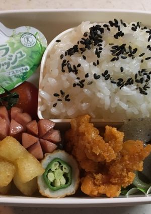 高校生お弁当(2018.4.20)-レシピのメイン写真